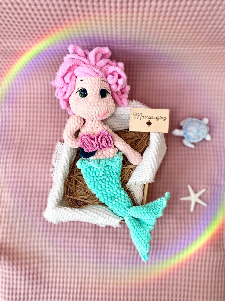Morska_panna_Aurora_shop_1 Crochet snuggler mermaid pattern