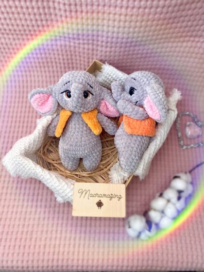 Crochet elephant pattern